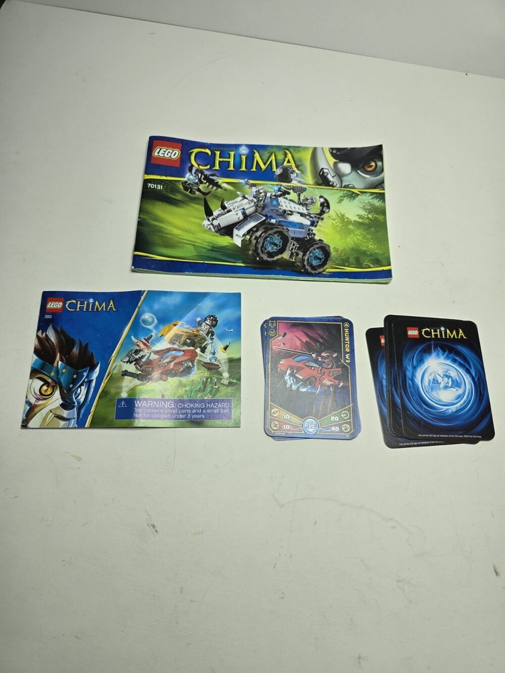 LEGO Instruction Manuals Booklets Chima Cards
